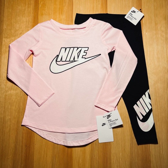 Nike Other - Nike Girls Long -T-shirt and Leggings